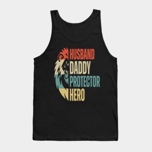 Daddy, Husband, Protector, Hero Tank Top